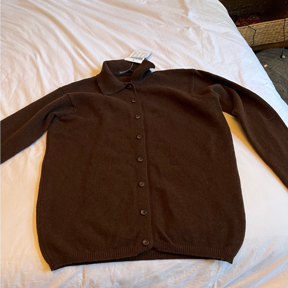Brandy Melville Cardigan with polo collar